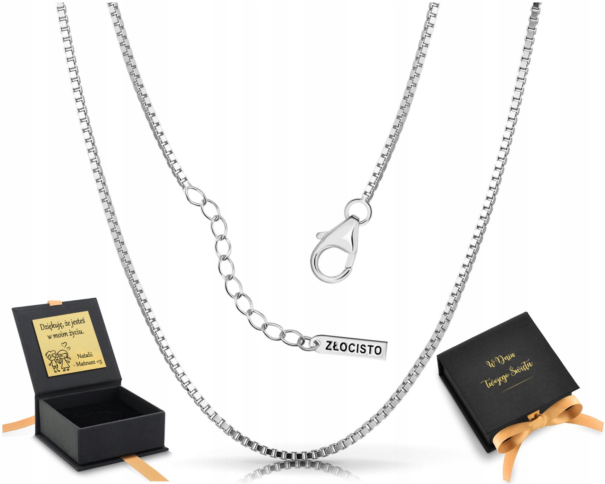 Stříbrný řetízek kostka s nastavitelnou délkou 45 48 cm stříbro 925