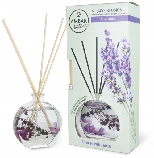 Odświeżacz powietrza patyczki dyfuzor zapachowy z kwiatami Ambar 75 ml