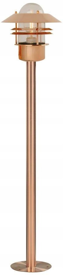 Zahradní sloupek Blokhus měď sklo IP54 1x60W/E27 Nordlux