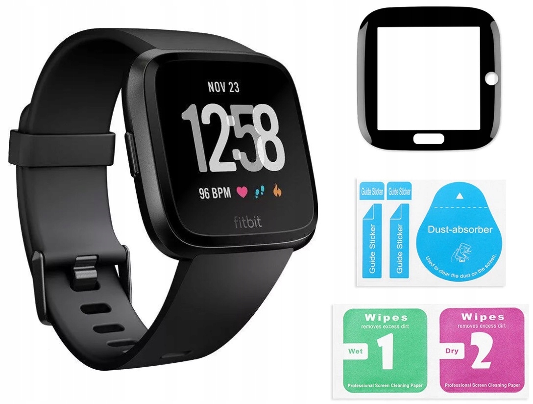 2 x Szkło Hybrydowe 3D Folia 7H do FitBit VERSA