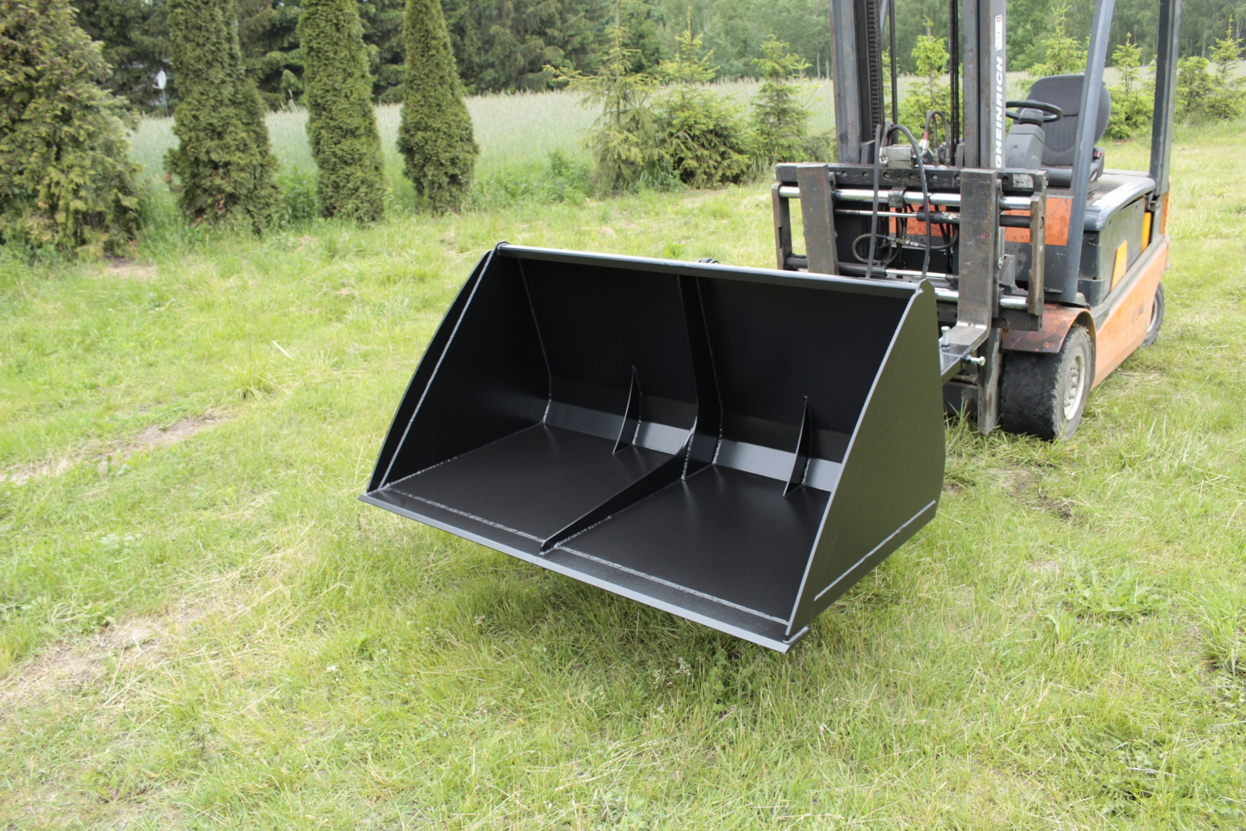 Szufla Łyżka do wózka widłowego 1,5m (0,49m3) Marka wózka Caterpillar Clark Hyster Jungheinrich Komatsu Linde Mitsubishi Nissan Still Toyota Yale Inna