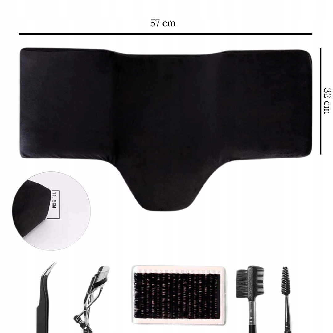 PODUSZKA DO RZĘS KOSMETYCZNA STYLISTKI PRZEDŁUŻANIE RZĘS PIANKA CZARNA Marka Beautiona