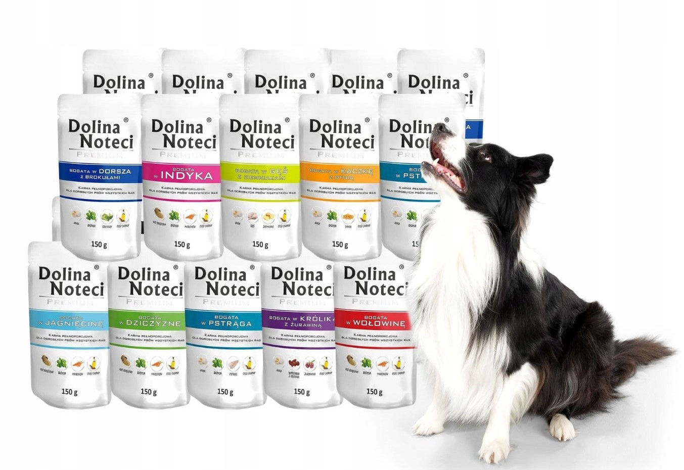 Levně Dolina Noteci Premium Vlhké krmivo Bez Kuřecího mix chutí 20x150g