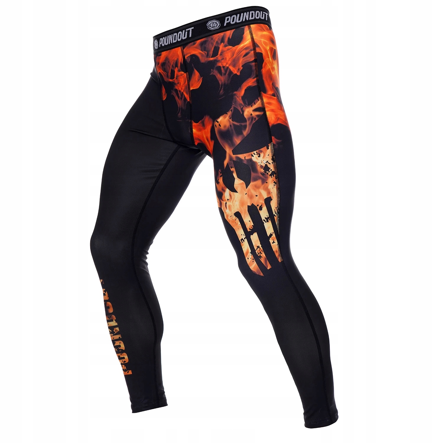 Poundout Legginsy Sportowe Męskie Doomsday S