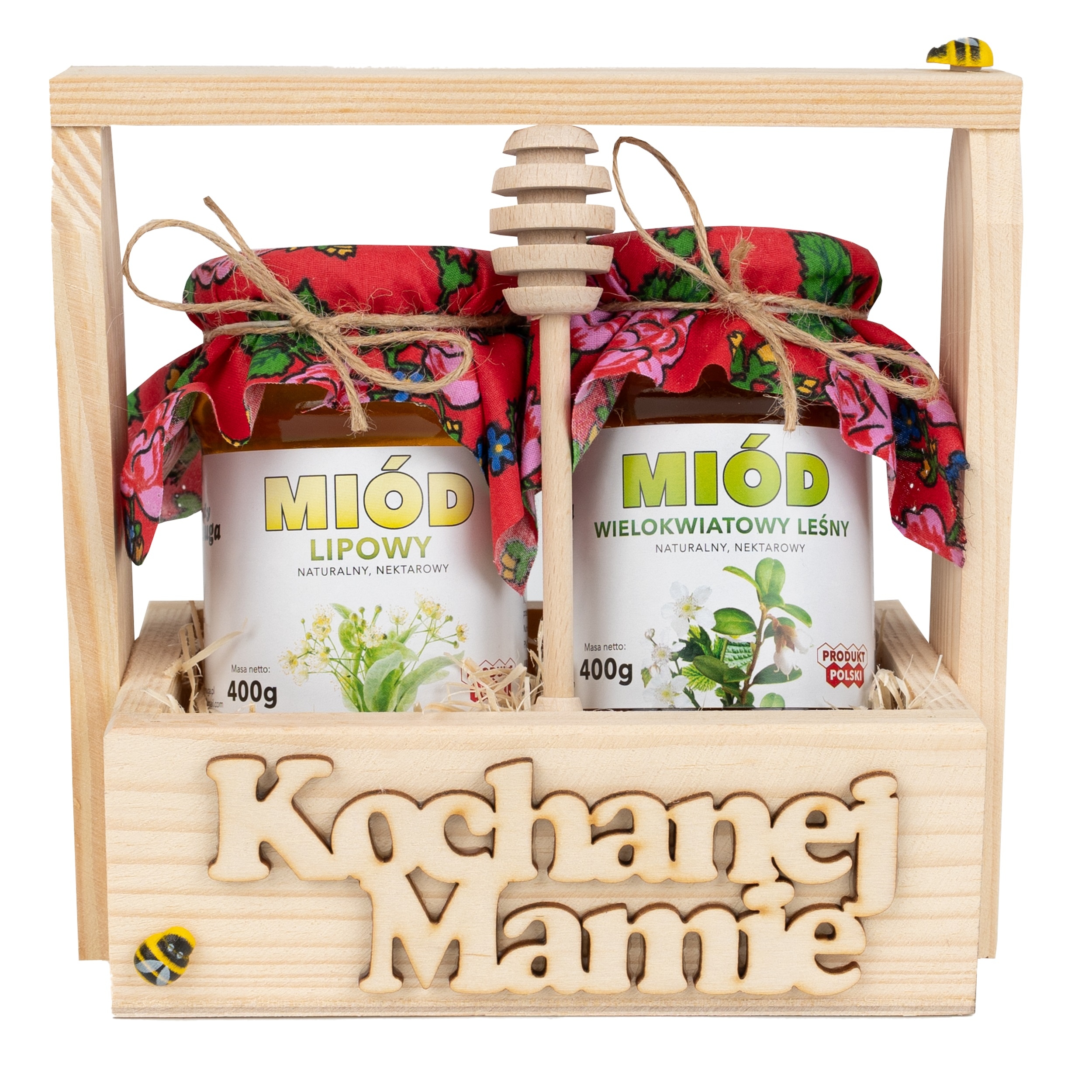 Levně Dárek k Dni matek Sada medů pro maminku 2x400g Zdravé Polské medy
