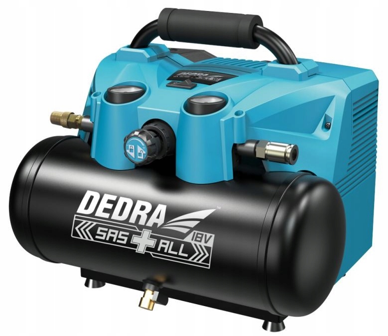 DEDRA KOMPRESOR AKUMULATOROWY 6L DED7077V SAS+ALL
