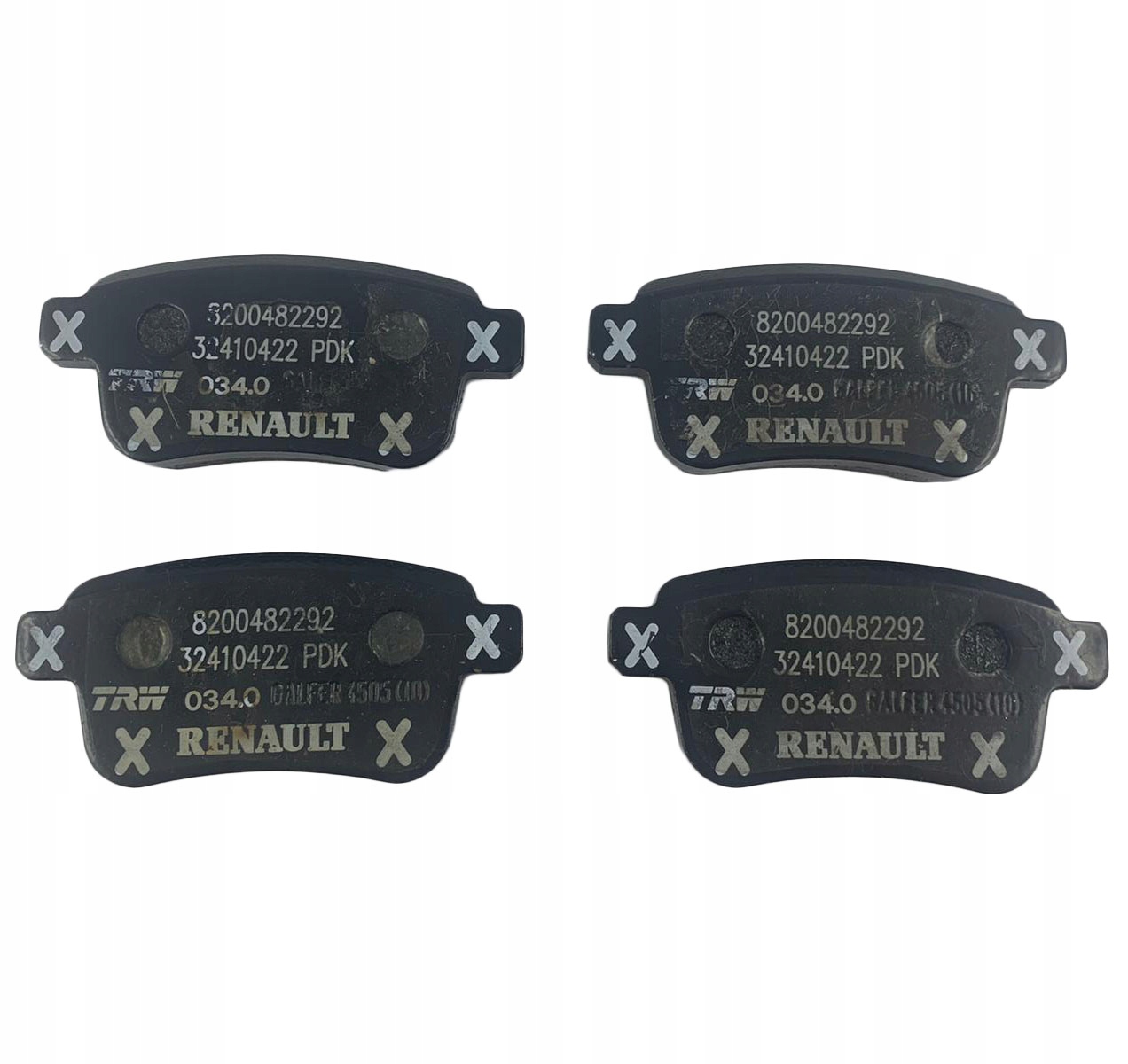 Колодки гальмівне зад. Renault40606267r оригінал.