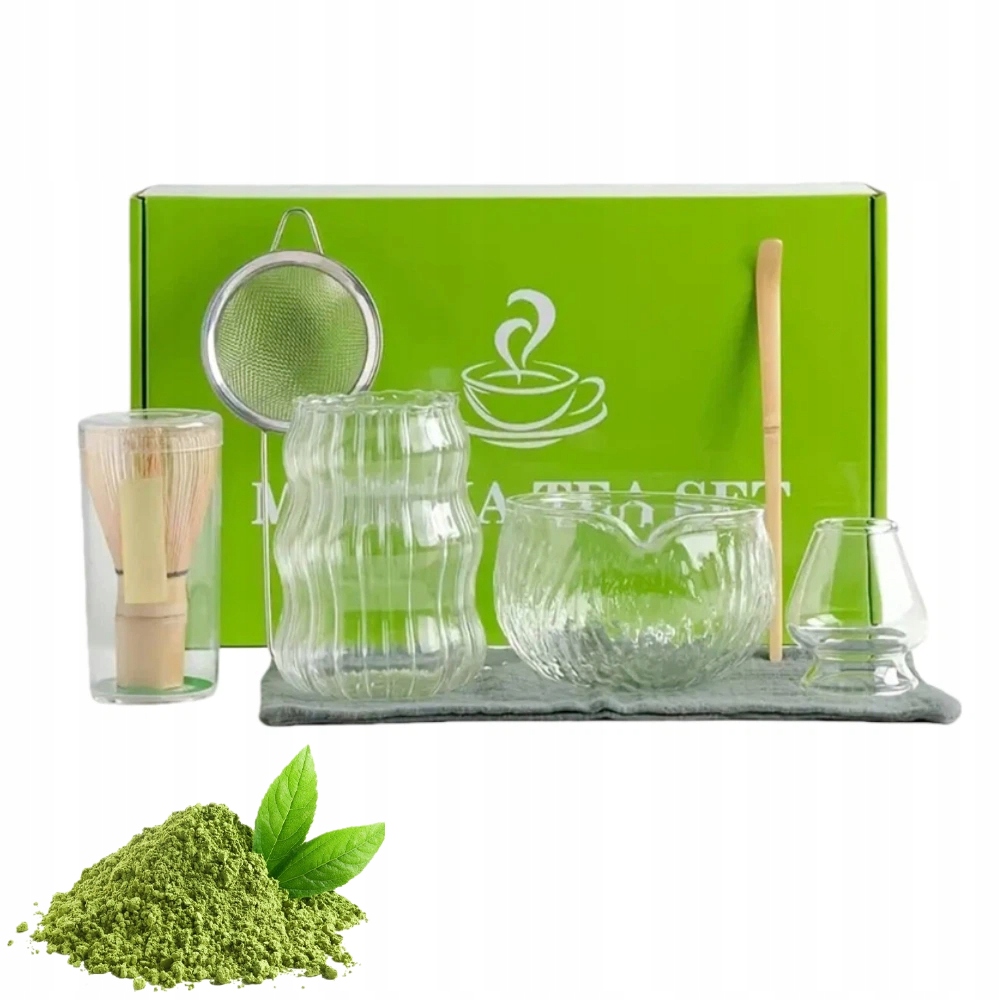 Levně Dárková Sada Na Čaj Matcha Dárek Pro Milovníky Matchy 7KS