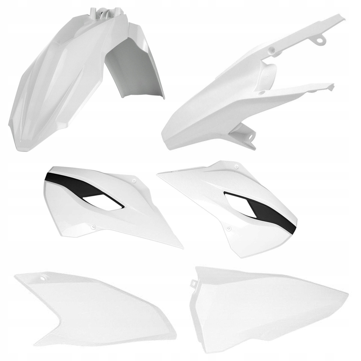 Polisport Sada Plastov Husqvarna Te/fe '14-'16 Farba Biela
