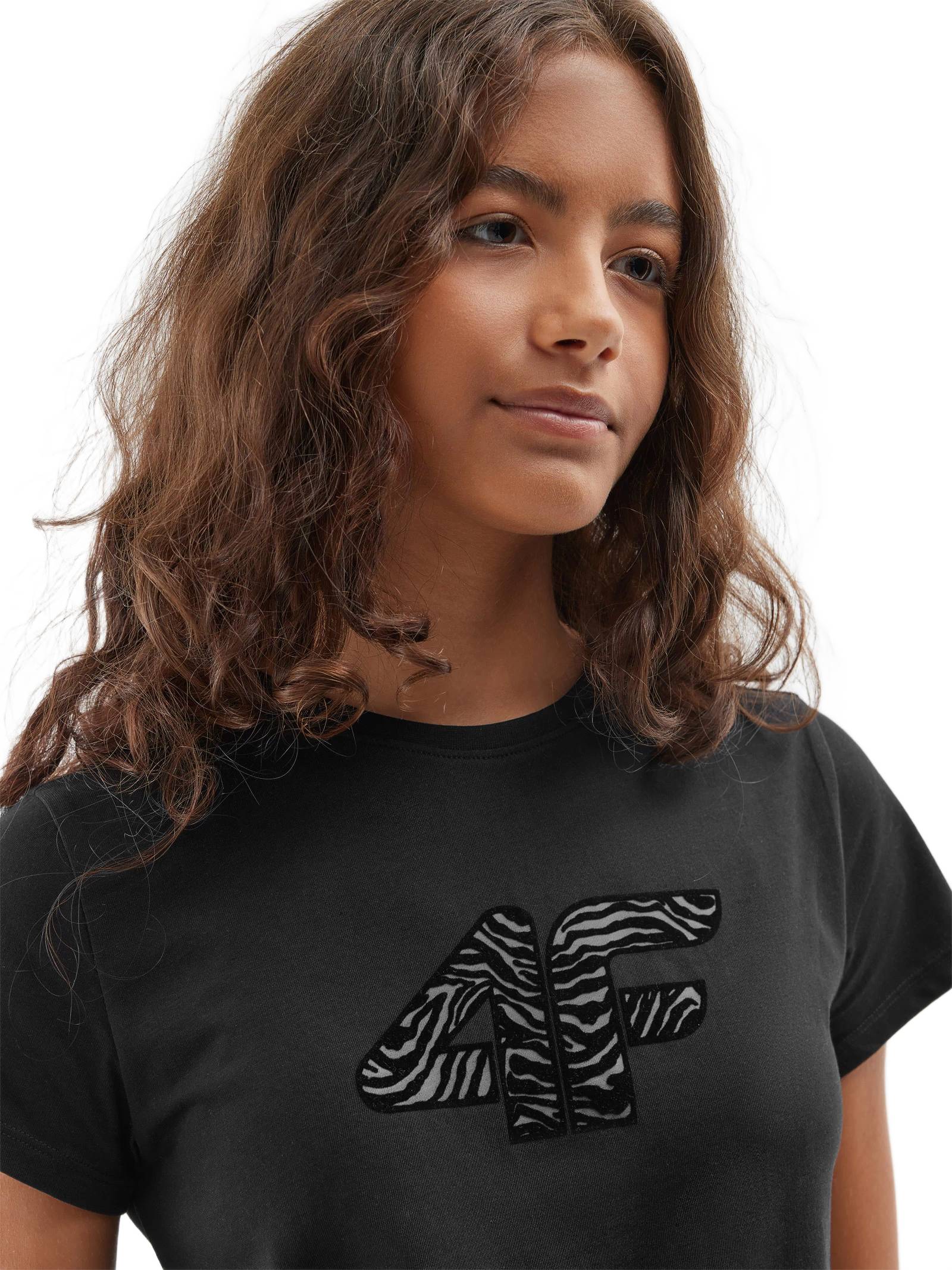 KOSZULKA DZIEWCZĘCA 4F T-SHIRT BAWEŁNA 152 Liczba sztuk w ofercie 1 szt.