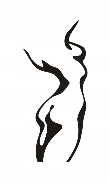 

Naklejka na ścianę rzeźba ciało kobieta Akt 5