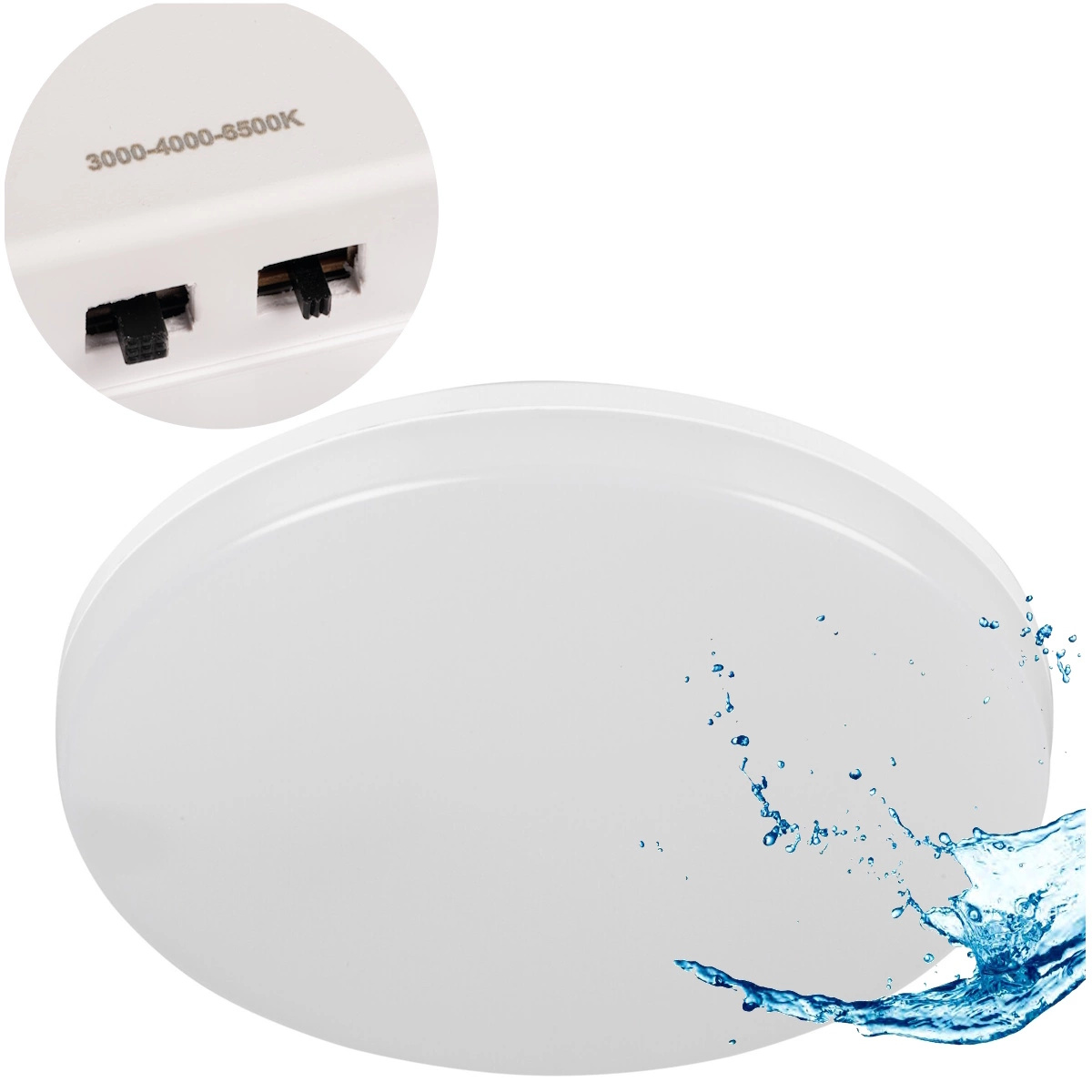 stropní svítidlo Led Stropní Svítidlo Hermetická Varso Výkon 12-20 W Barva Cct Bílá IP54