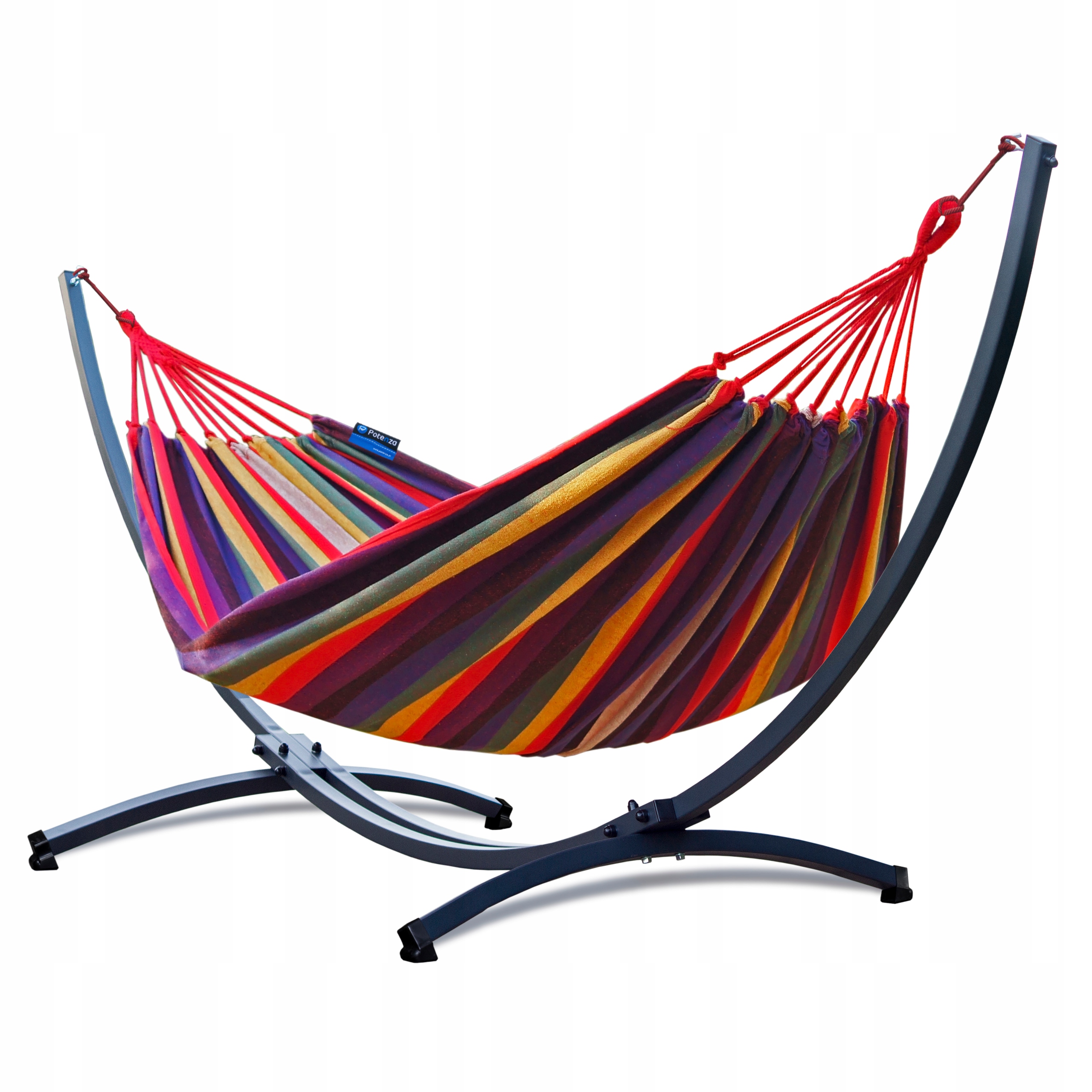 

Potenza stalowy stelaż 220kg+ hamak 220x160 Polski