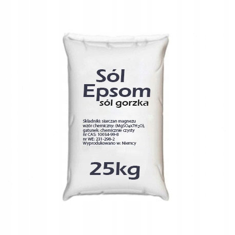 

Sól Gorzka Epsom Siarczan Magnezu 25kg