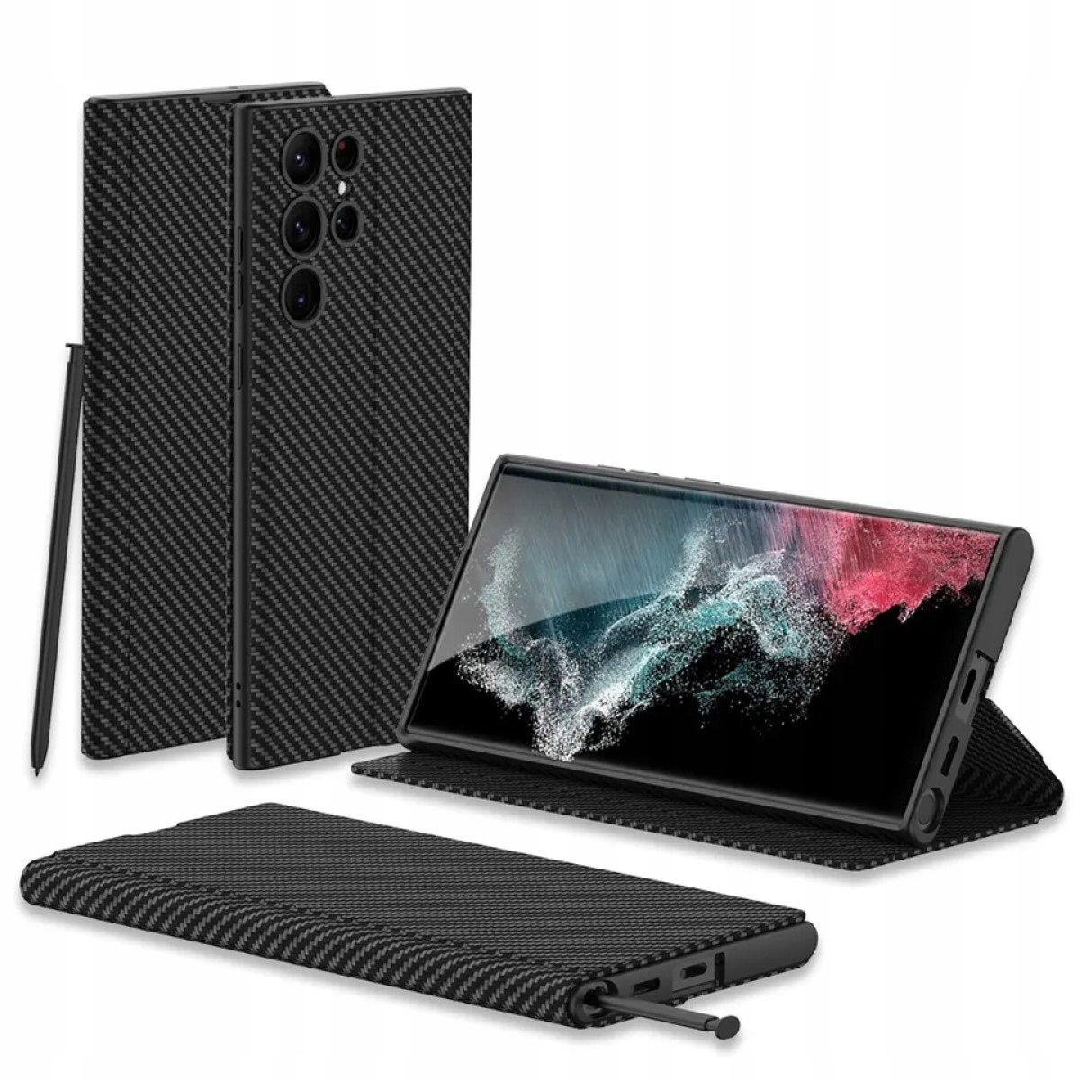 

Etui z klapką Gkk do Samsung Galaxy S23 Ultra case