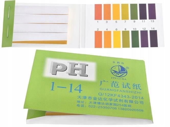 

Papierki lakmusowe zestaw 80szt