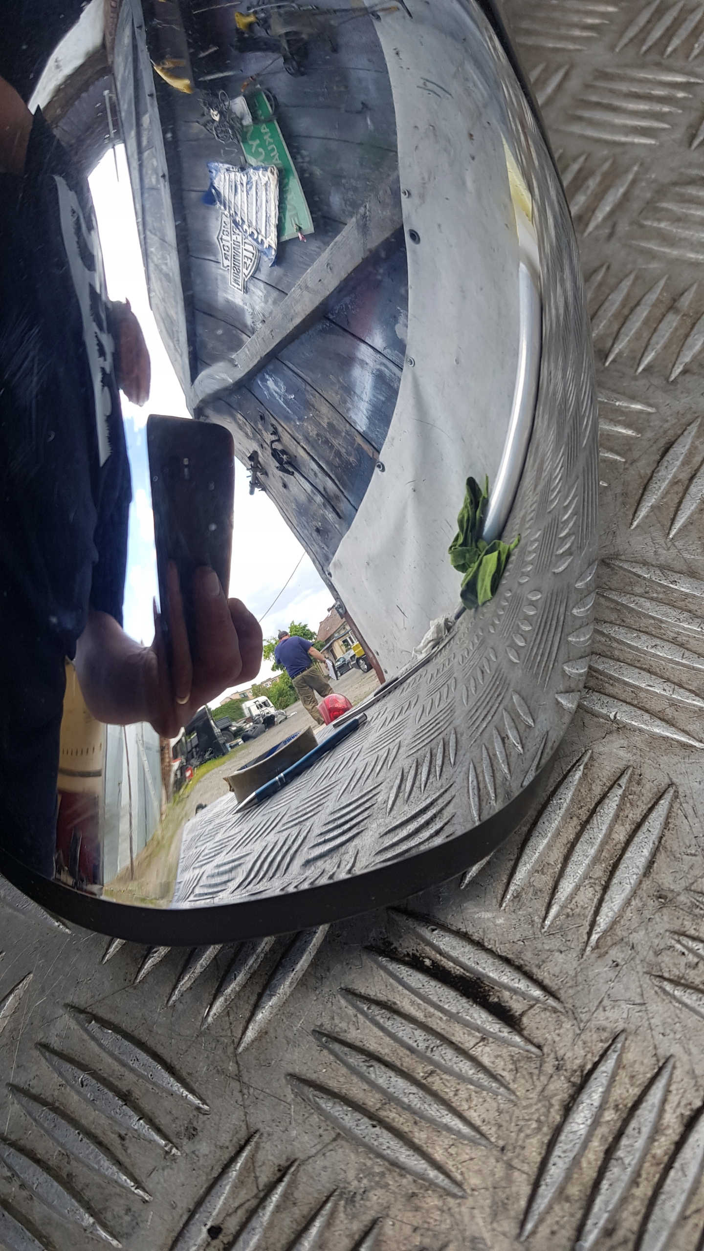 CHRYSLER 300C mirror exterior right CHROM 9 PIN