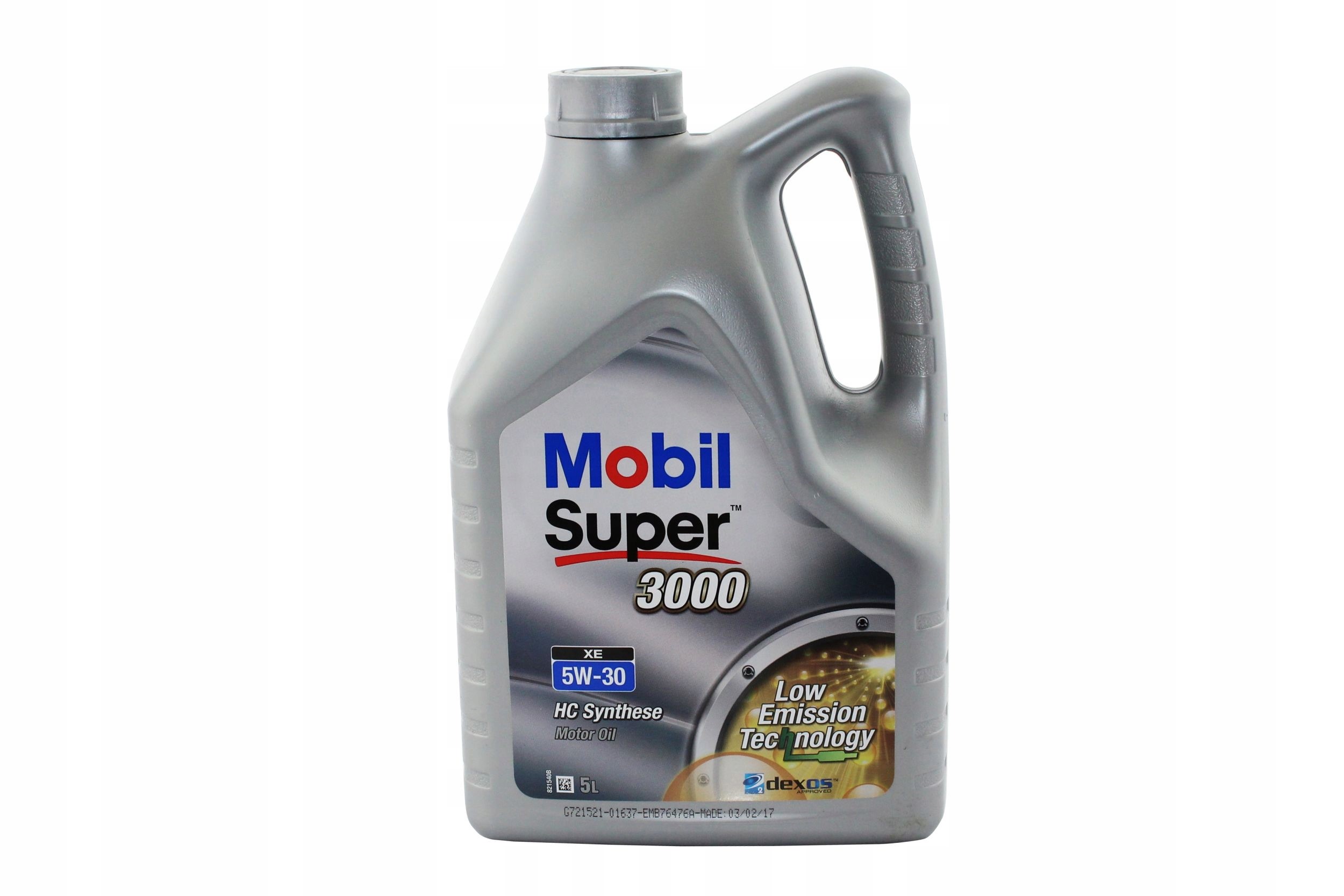 Olej 5W30 Mobil 3000 Xe 505.01 502.00 dexos2 Longlife 04 5L