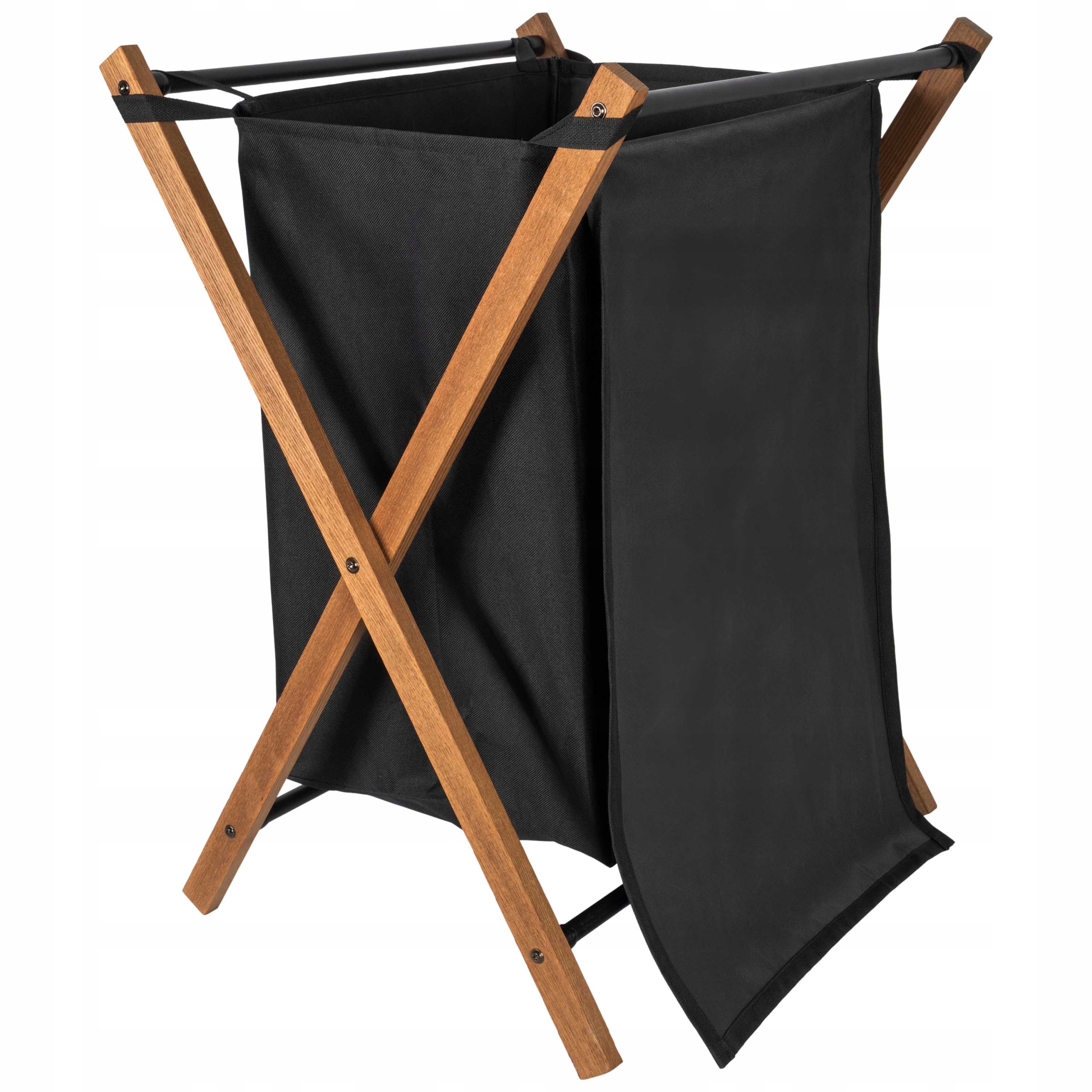 Koš Na Prádlo Pro Dřevěné skládací hračky Černý 39L Objemný Odolný eco