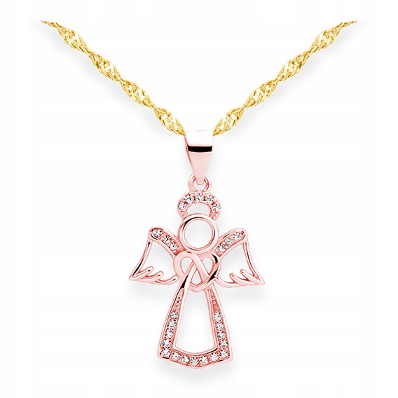 PREZENT CHRZEST ŚWIĘTY CHRZTU ŚW ŁAŃCUSZEK ANIOŁEK Marka Inna marka