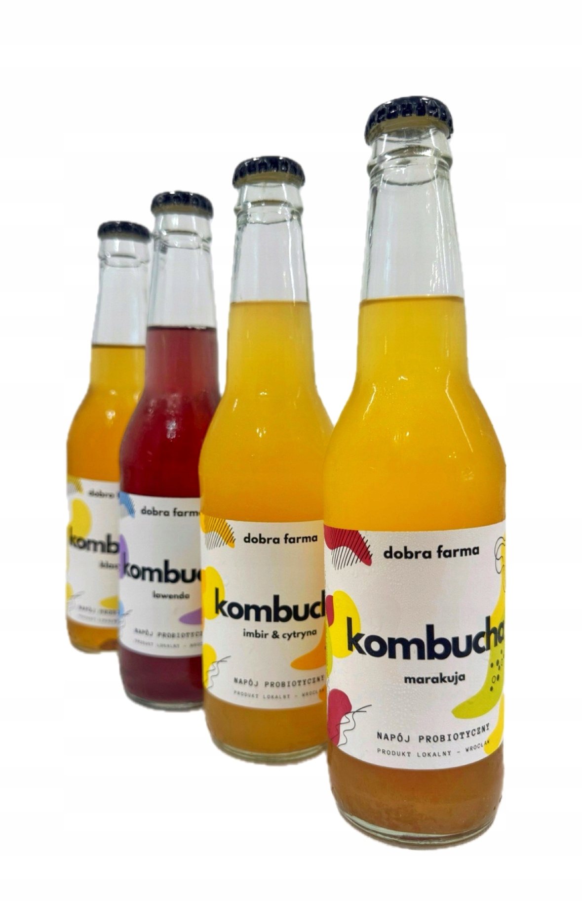 Levně Kombucha 330 ml sada MIX (12 Ks)