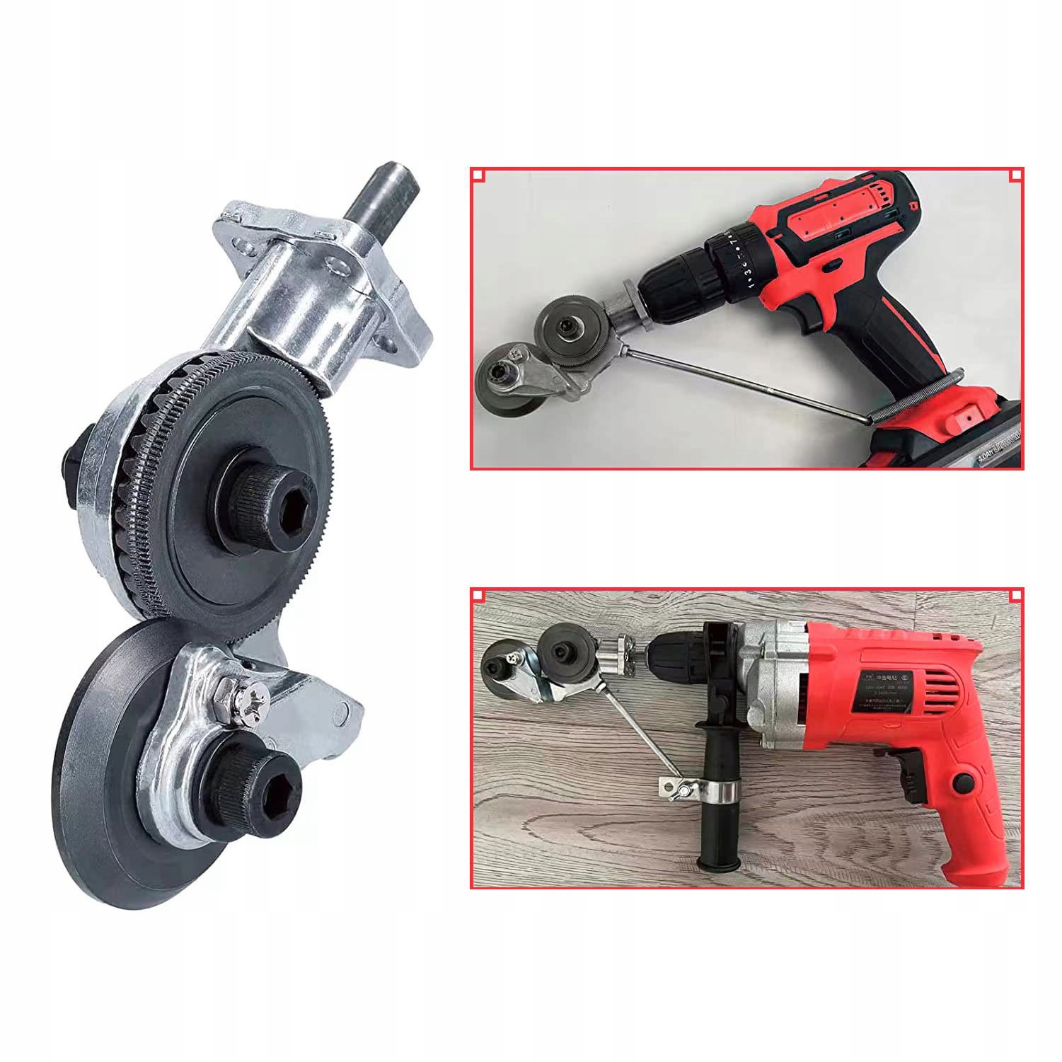 PRZYSTAWKA DO CIĘCIA BLACHY NA WIERTŁO Marka bez marki