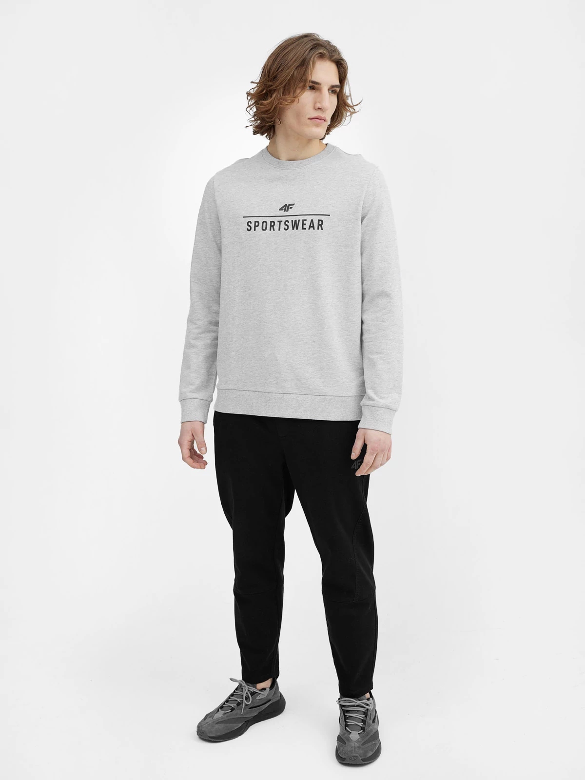 BLUZA MĘSKA 4F DRESOWA CIEPŁA SPORTOWA ZIMOWA DRES Kod producenta 4FSS23TSWSM349-20S