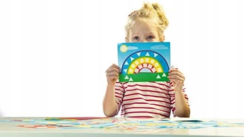 WYKLEJANKA 16+300 FIGURY GEOMETRYCZNE 3+ SES 14839 Materiał papier