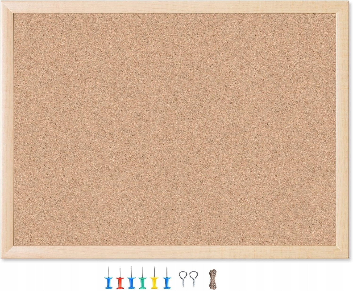 TABLICA KORKOWA DREWNIANA RAMA PION POZIOM 60X90 + MOCOWANIE Kod producenta Tablica 60x90 duża