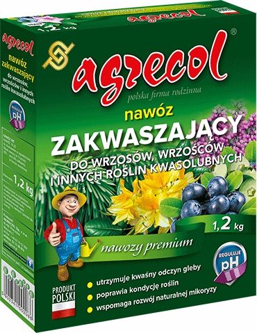 

Nawóz Zakwaszający Azalia Wrzos Hortensja 1.2KG