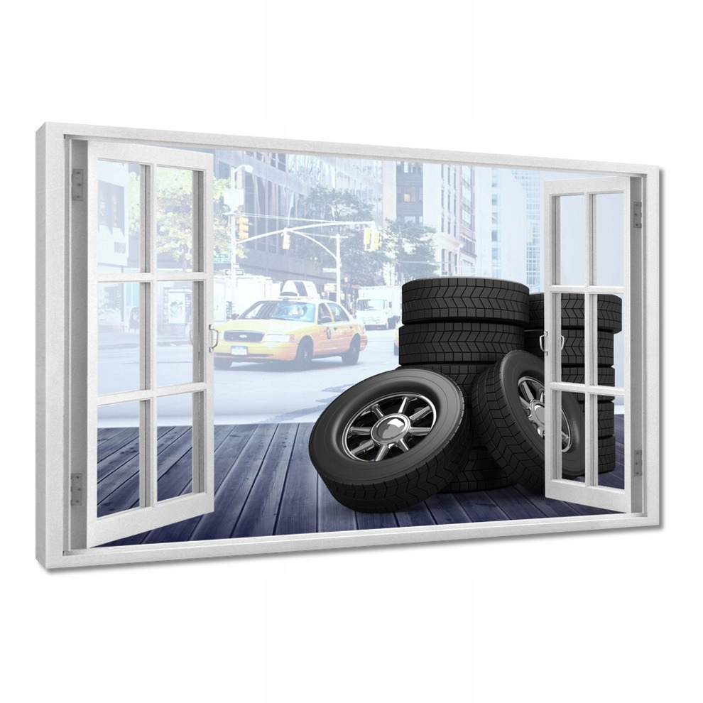 

Obrazy 120x80 Wymiana opon Komplet