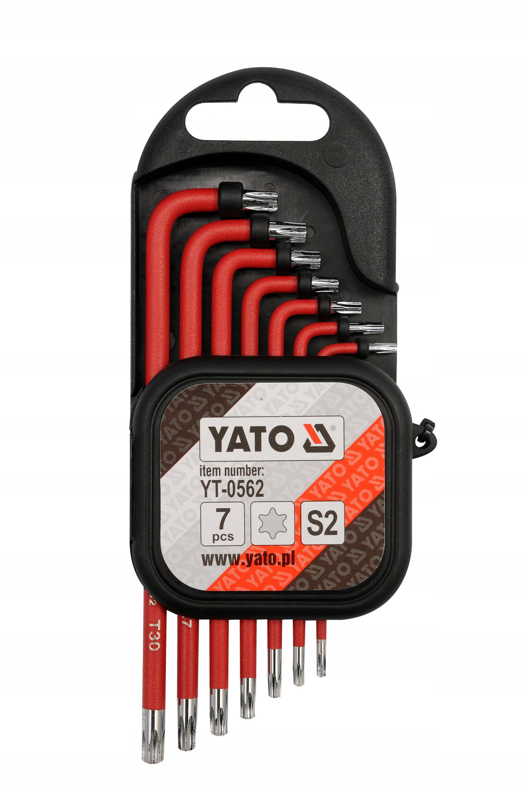 

Yato Klucze Imbusowe Powlekane 7szt. T9-T30 Torx