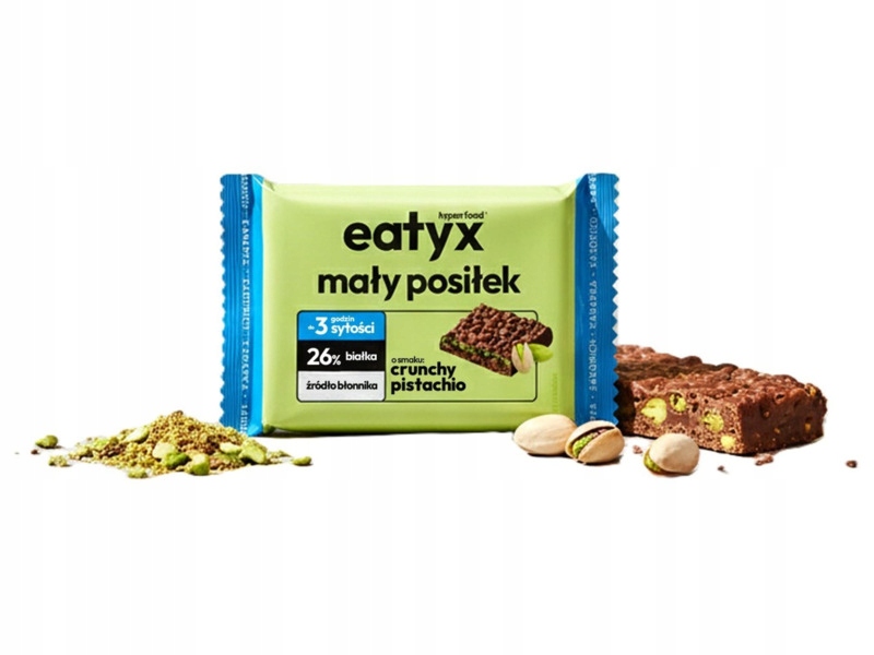 Baton proteinowy Eatyx Hyperfood Pistacjowy (8 x 50 g)