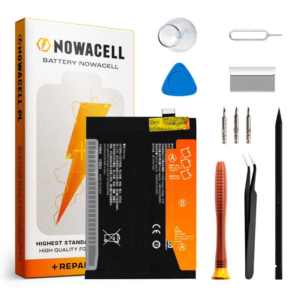 Zestaw Bateria BLP887 do Realme GT2 GT2 Pro, Gt Neo 2 Gt Neo 3T 4G 5000 mAh