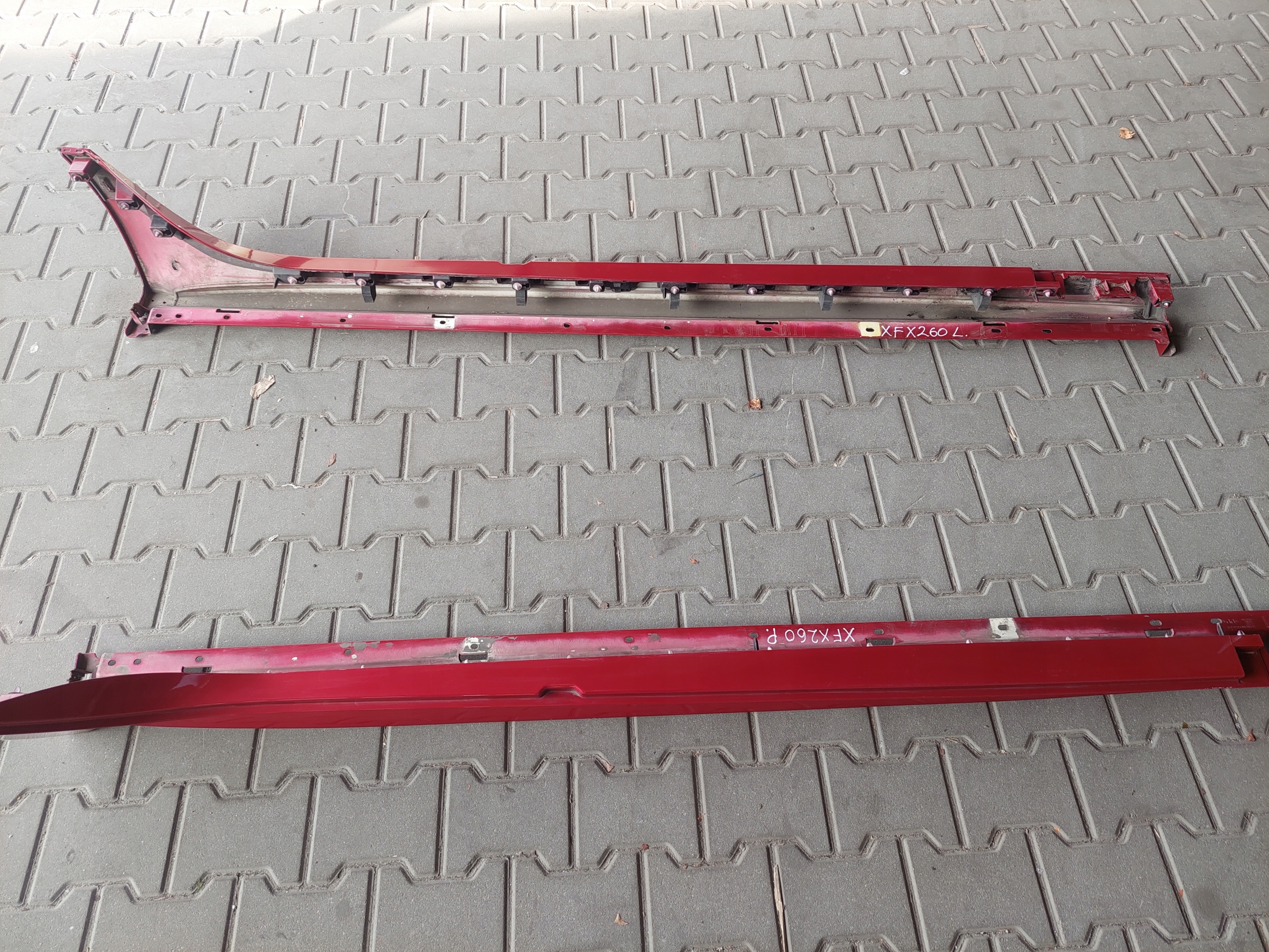 moulding left right threshold R-SPORT JAGUAR XF II X260
