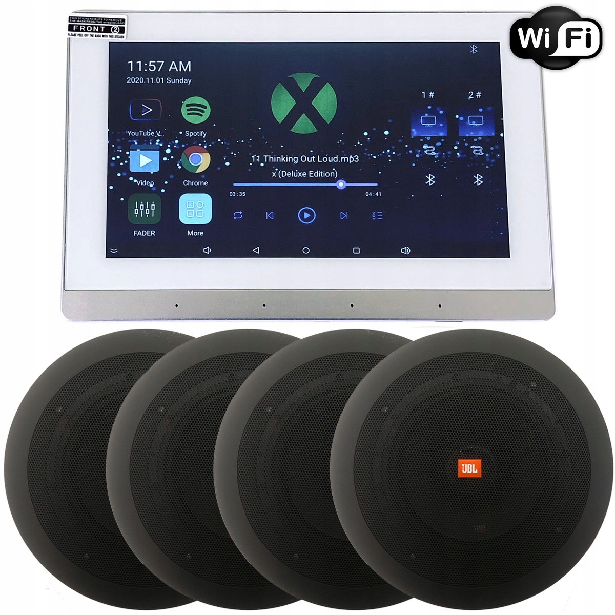 HIFI RADIO INTERNETOWE PODTYNKOWE WIFI BT JBL 4
