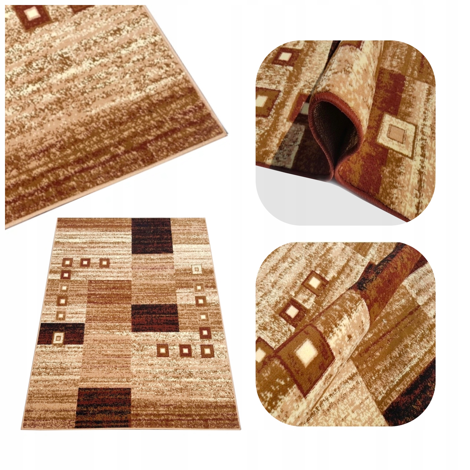 Dywan 200x300 Retro Tkany Do Salonu Obszyty Obszyty Pluszowy ~MIX Wzorów