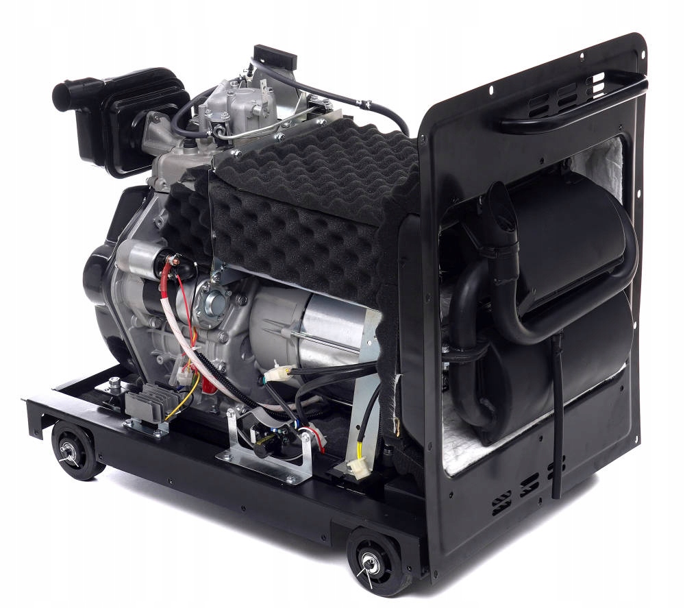 DIESEL AGREGAT PRĄDOTWÓRCZY SILENT 7350W 230V 400V Typ agregatu jednofazowy