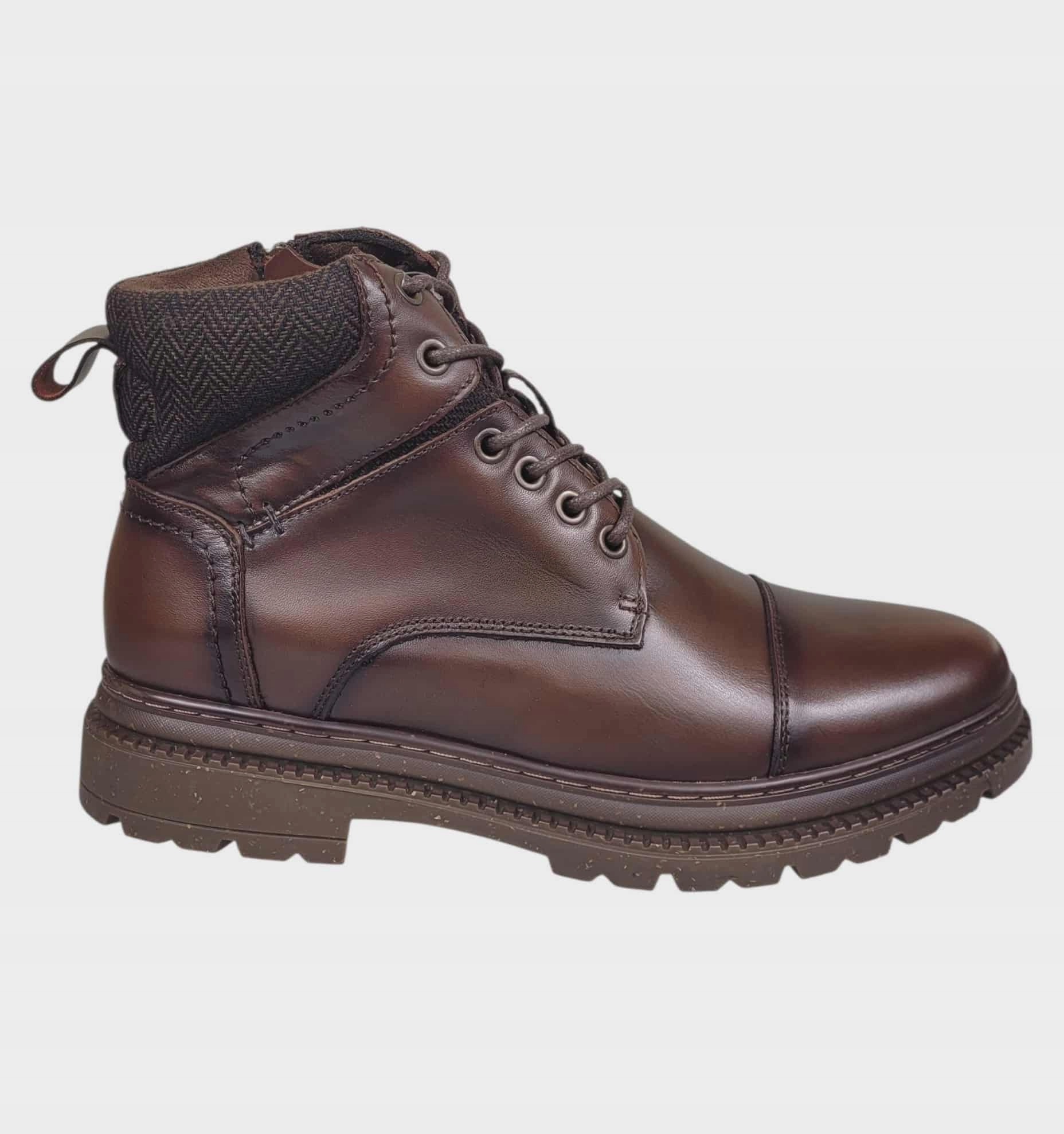 Pánské kotníkové Kotníkové Boty T.sokolski se Kotníkové Boty a zipem, velikost Z25-114, hnědé, vel. 46