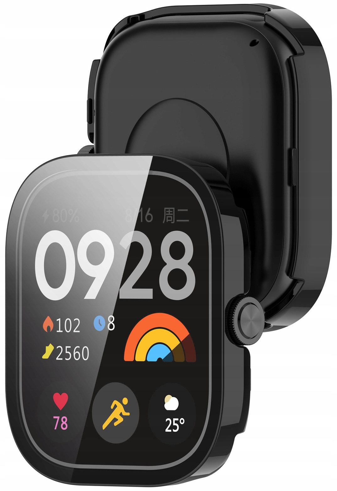 ETUI OCHRONNE + SZKŁO HARTOWANE 2w1 DO XIAOMI REDMI WATCH 4 | 6 KOLORÓW Marka ERBORD