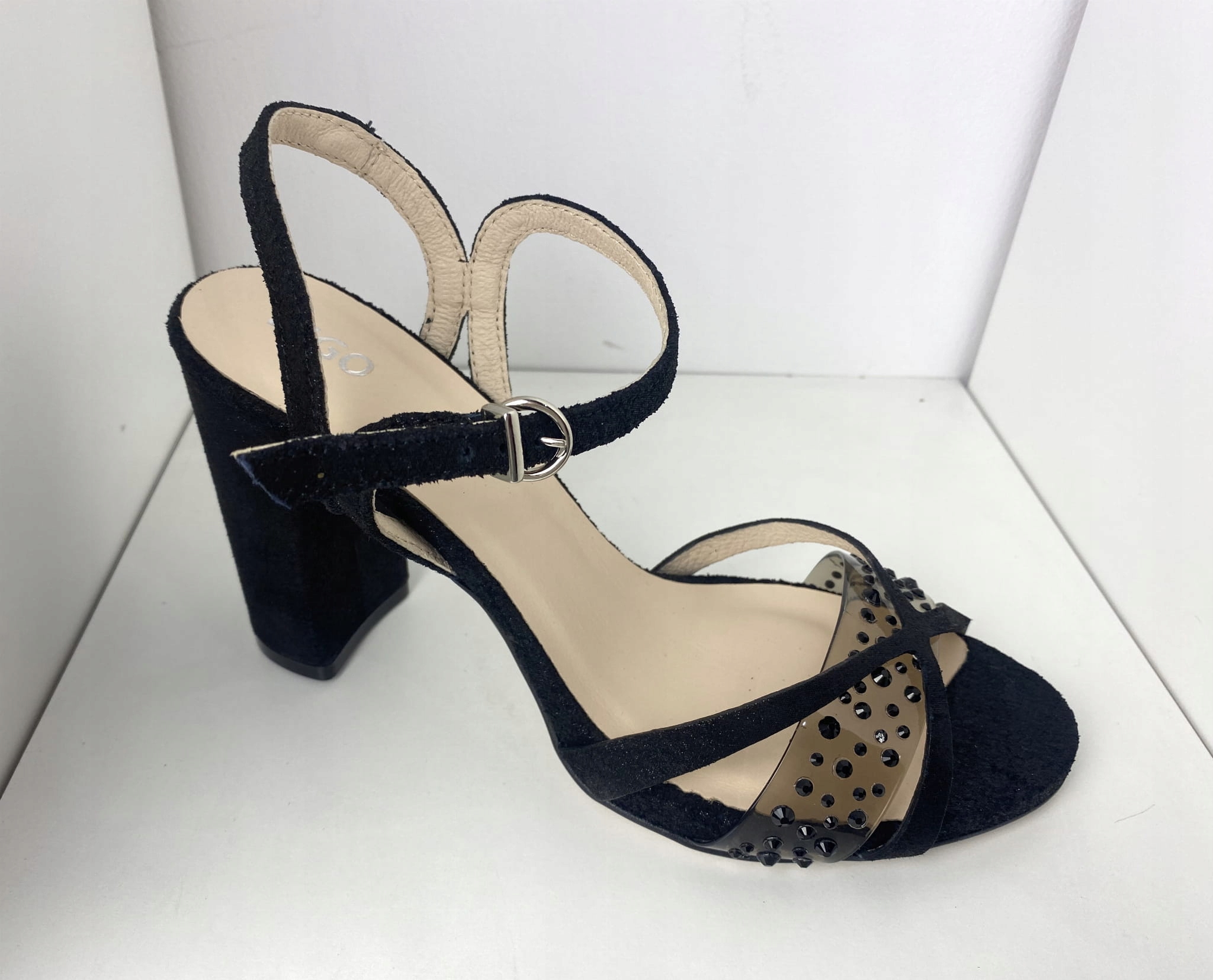 Dámské sandály Higo kožené 2181 Černá 40