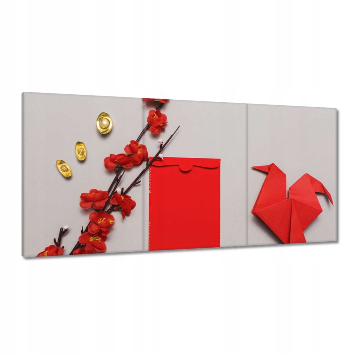 Obrazy 180x90 Vtáky Origami Vetva