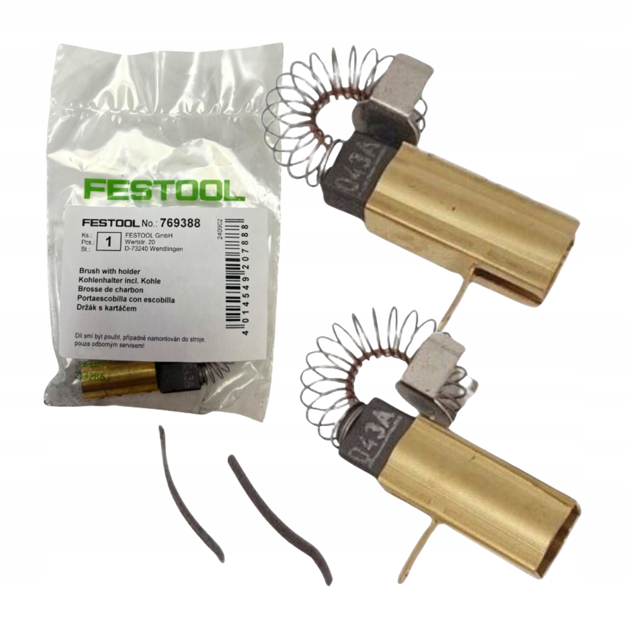 Szczotki Węglowe Do Szlifierki Rg 130, Dr 20 E Festool Oryginalne 769388