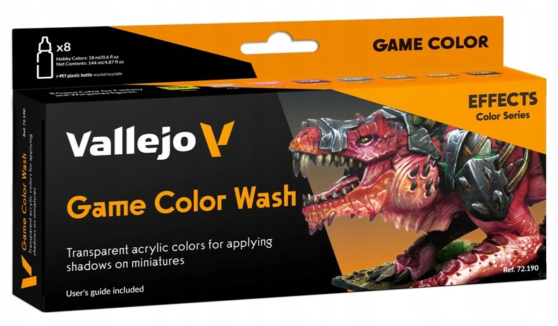 Vallejo 72190 Game Color Sada 8 barev Washes