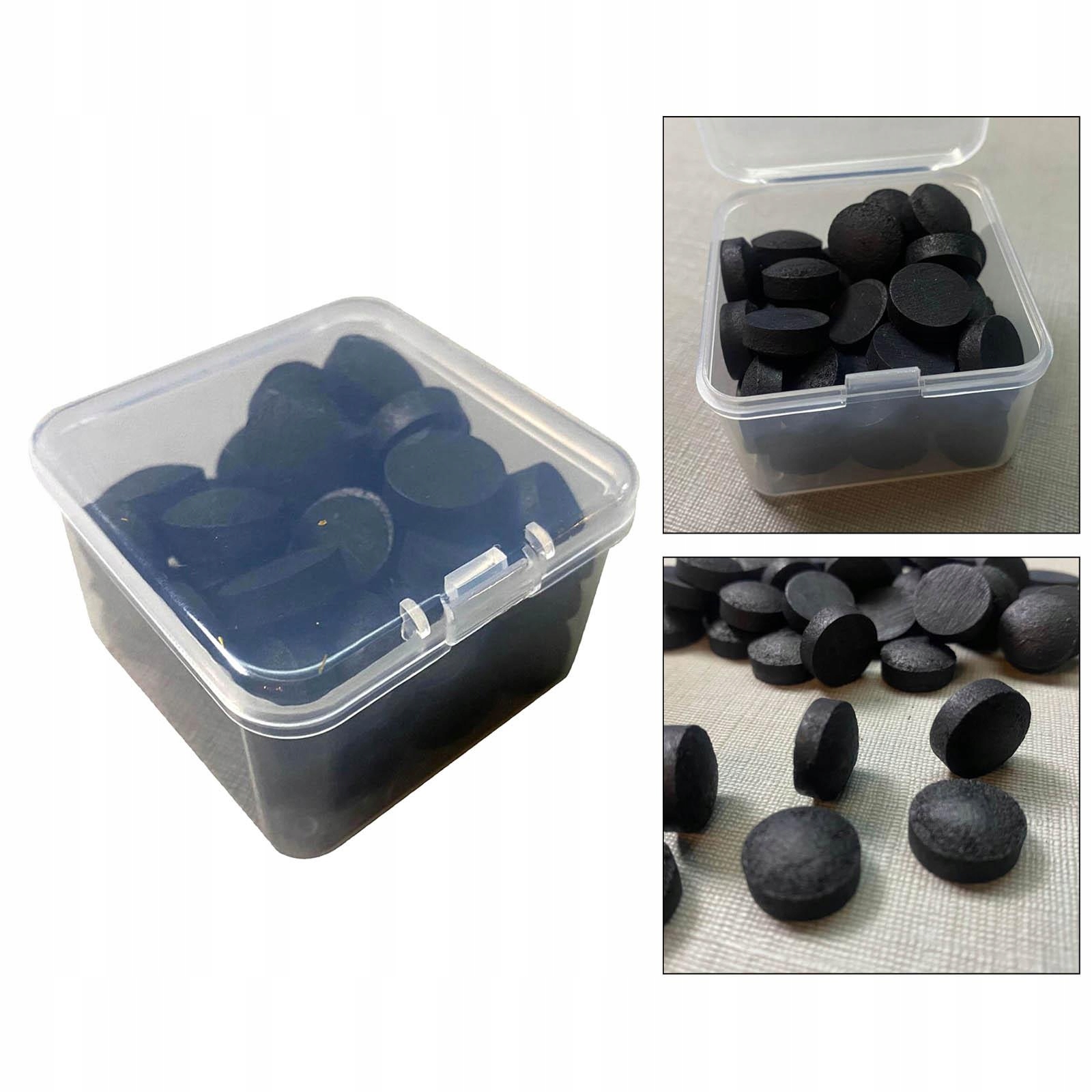 Set of 50 Soft Leather Snooker Cue Tips Billiard C Rodzaj klej