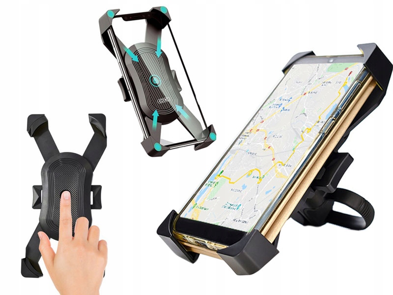 

Uchwyt Rowerowy Obrotowy Na Duży Telefon 7 Cali