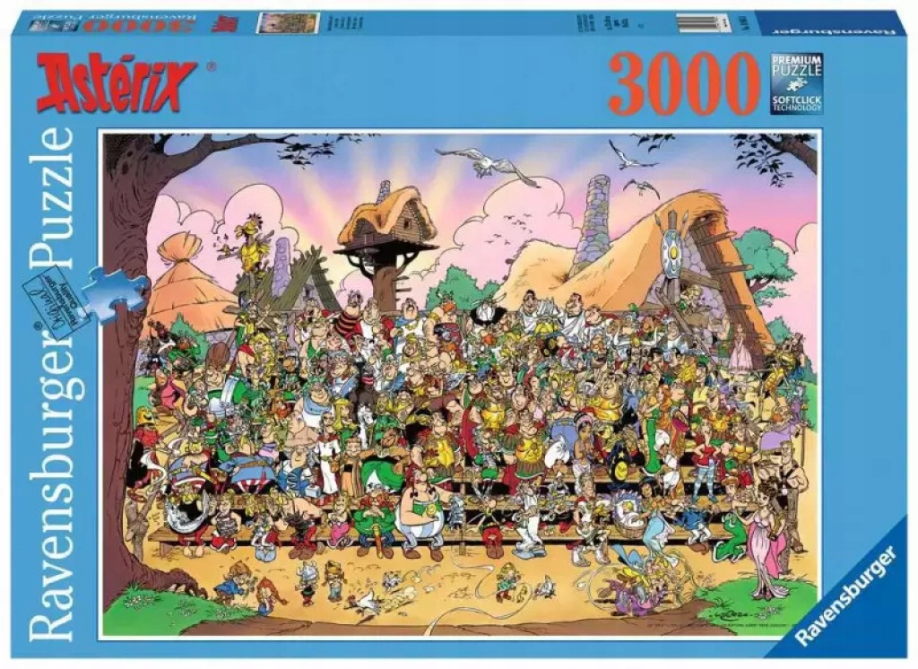 Puzzle 3000 elementów. Wszechświat Asterixa Ravensburger