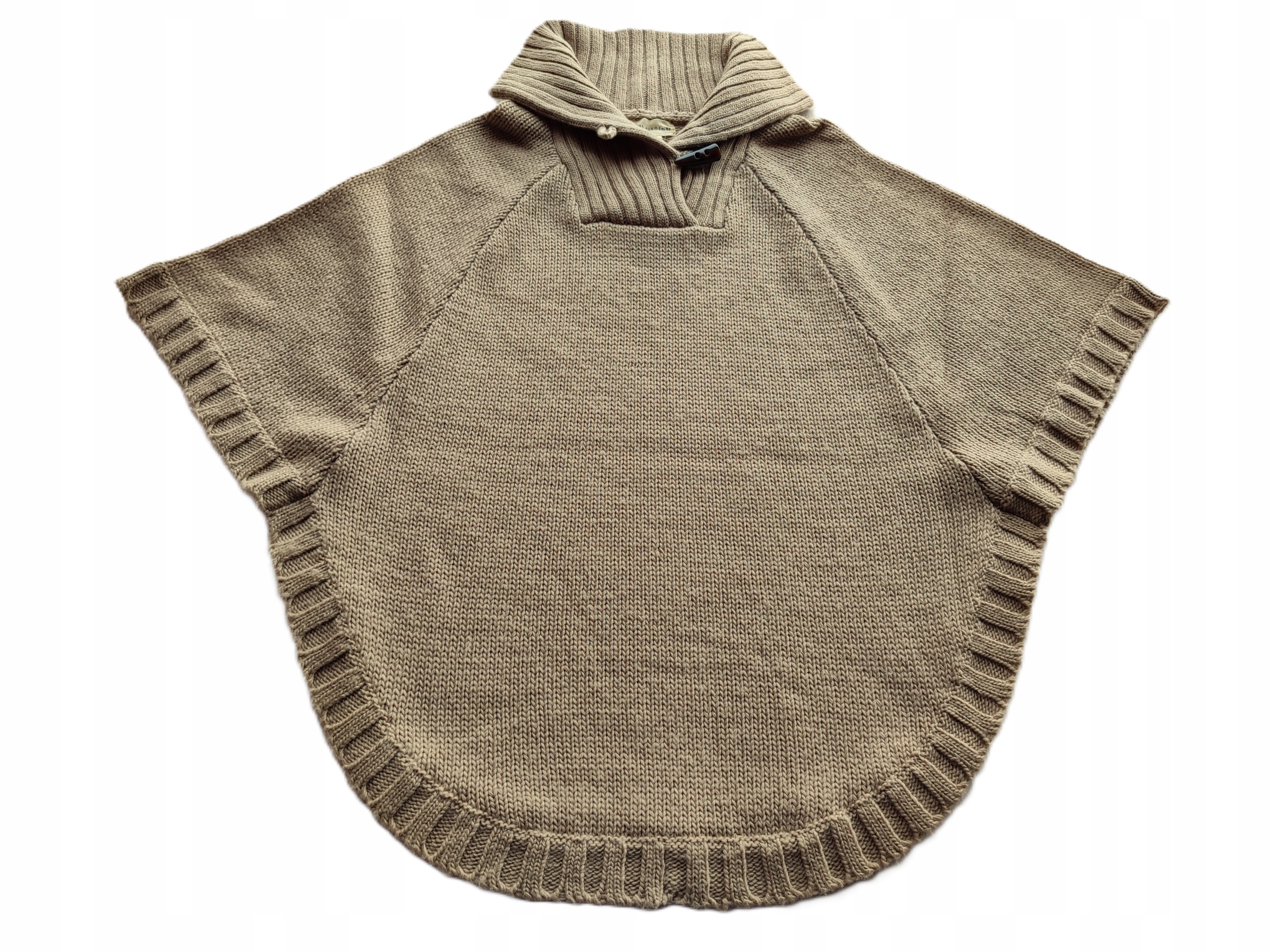 UNIWERSALNE WEŁNIANE PONCZO____OVERSIZE ___365 SUNSHINE