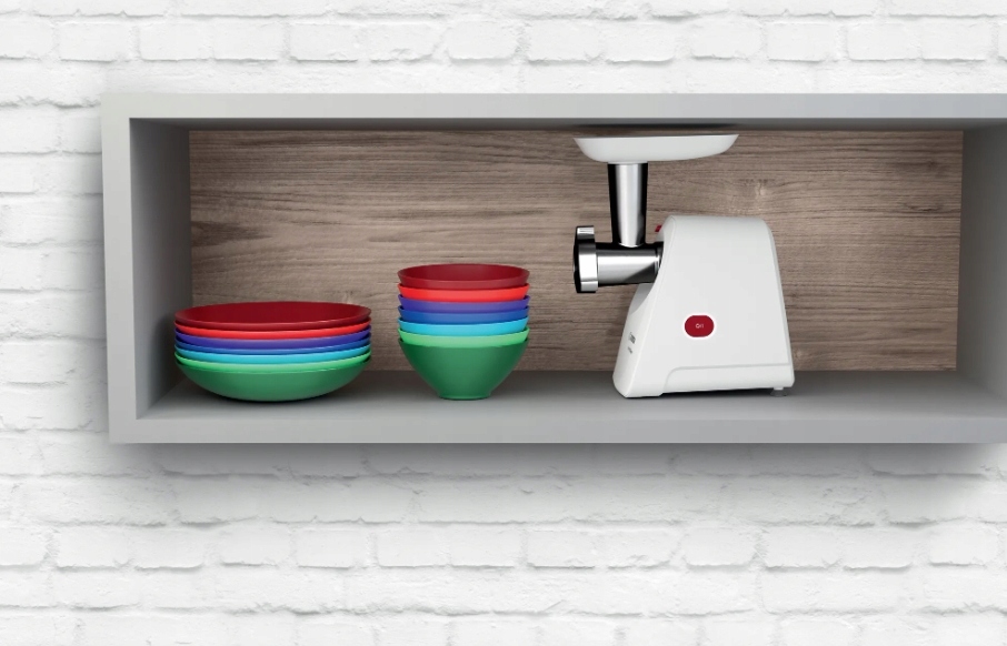 Maszynka do mięsa Bosch MMWP2004 SmartPower 1500 W Szatkownica 3 bębny Kolor dominujący biały