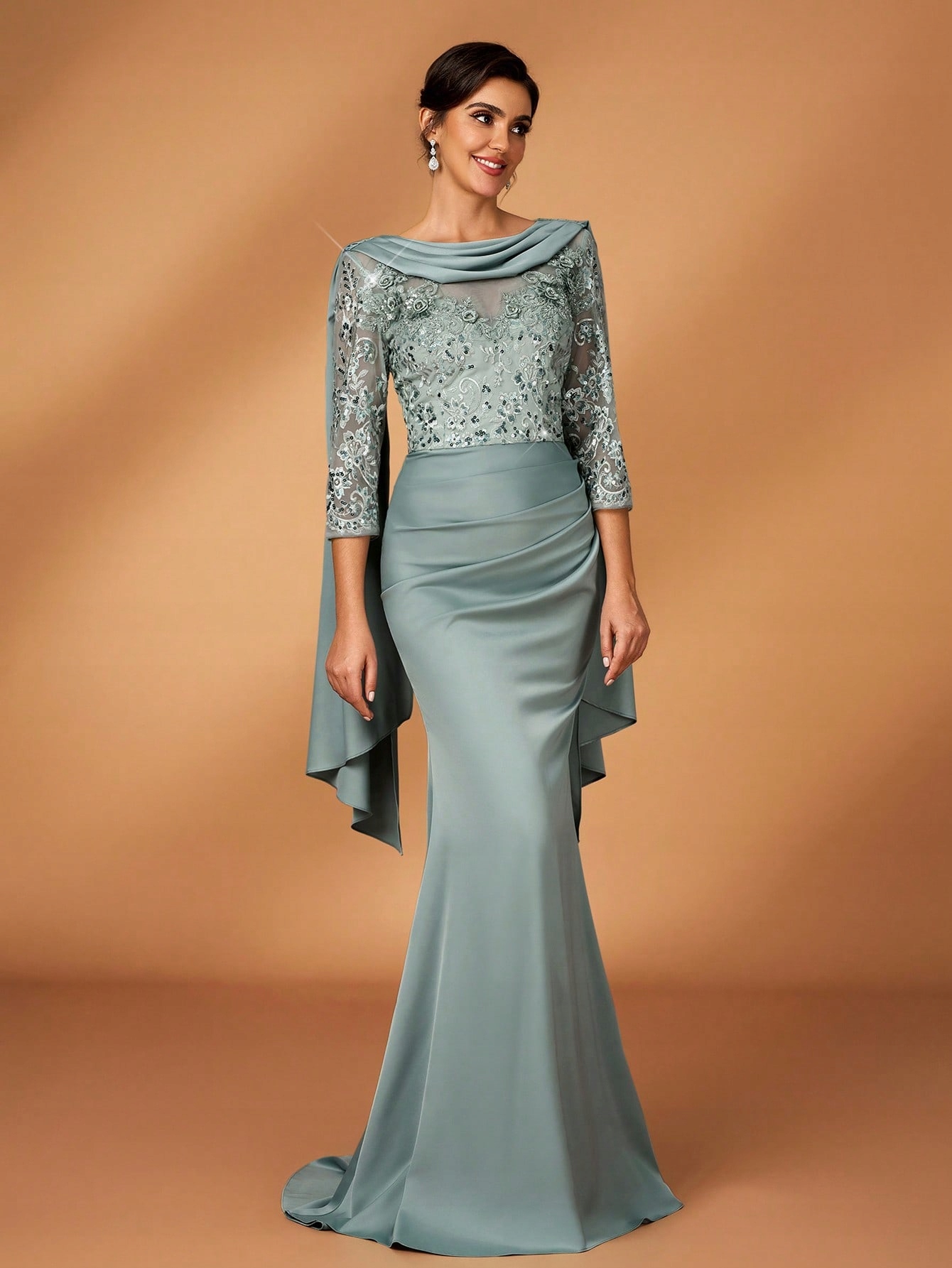 Shein Elegantní Šaty S Flitry 44 1 Ma